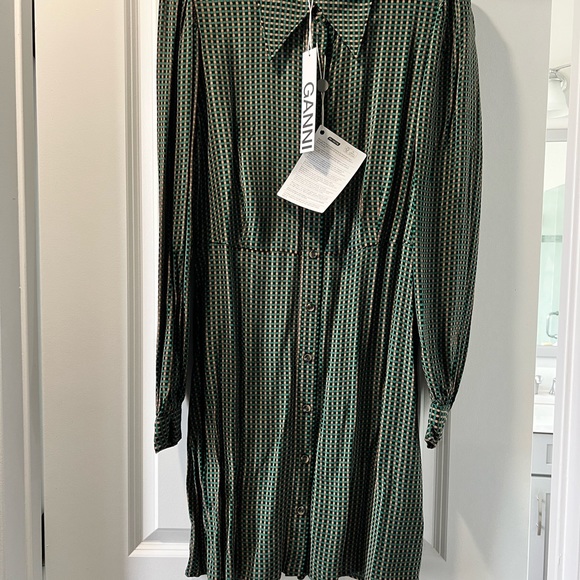 Ganni Women's Printed Dress Size 6 or IT40 - Picture 3 of 6